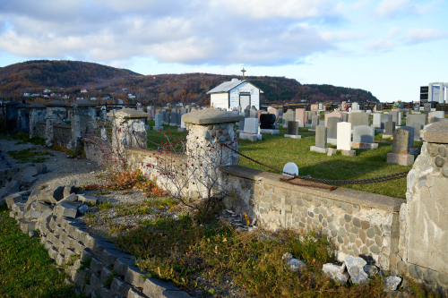 Saison,Automne,MRC Côte-de-Gaspé,Région,Grande-Vallée,Culte,Cimetière,Jour,Temps